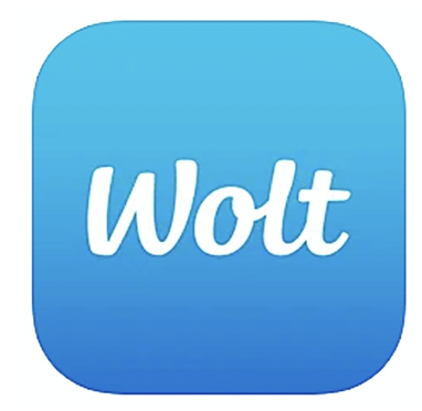 wolt 어플 로고 